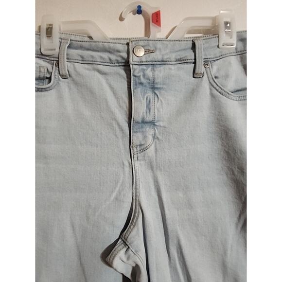 NYDJ Barbara Fit is Everything Light Washed Jean Stretch sz 16 Slit Bootcut - Picture 4 of 8